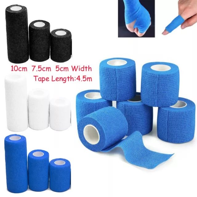 Medical Self-Adhesive Bandage Cohesive Tape First Aid Stretch Finger Ankle Wrap