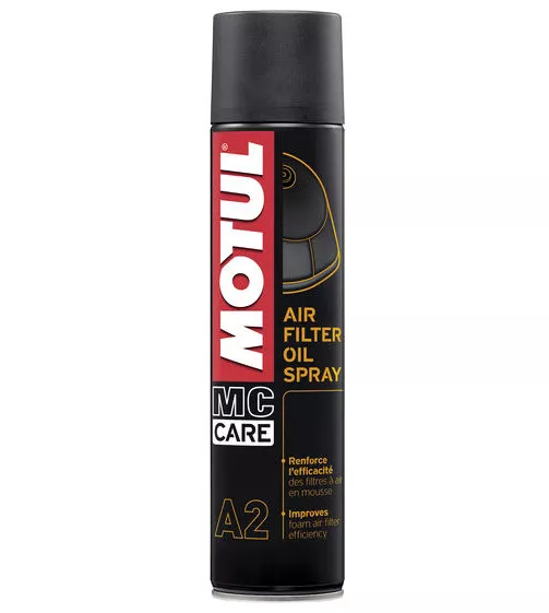 MOTUL A2 Air Filter Oil Spray 400 ML Lubrifiant Pour Entretien Filtre à Air