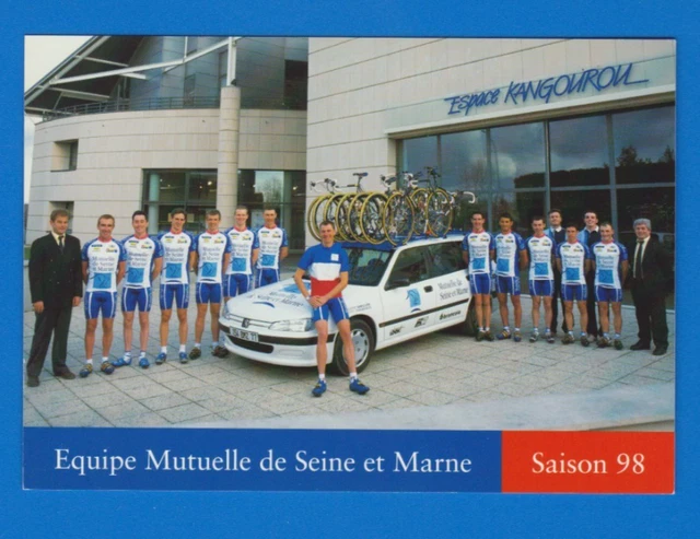 Carte Postale Cycliste Jean-Philippe Dojwa - Équipe GAN 1995 - Collection