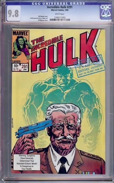 Incredible Hulk #291 (Marvel, 1984) CGC 9.8