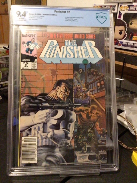 The Punisher #2 CGC 9.4 NM WP 1986 Marvel Comics Limited Series Mike Zeck Cover