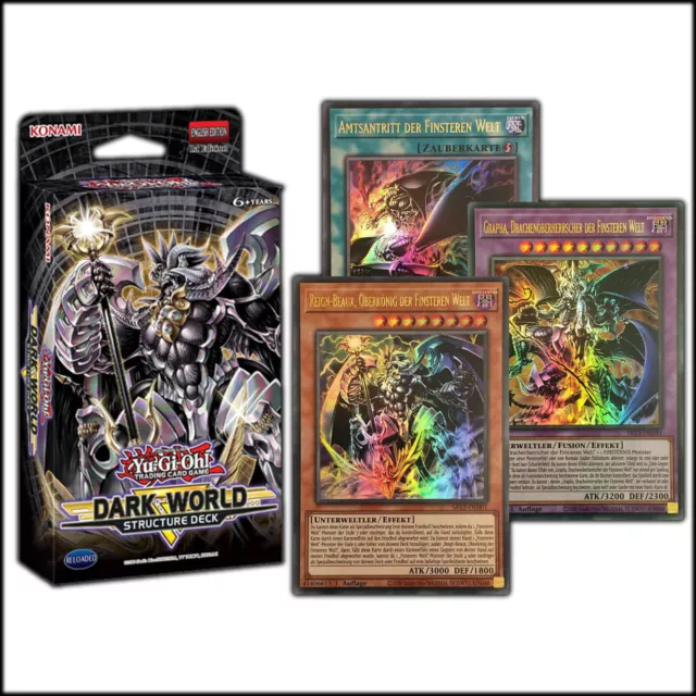 Yugioh! Structure Deck: Dark World - Einzelkarten zum Aussuchen - SR13