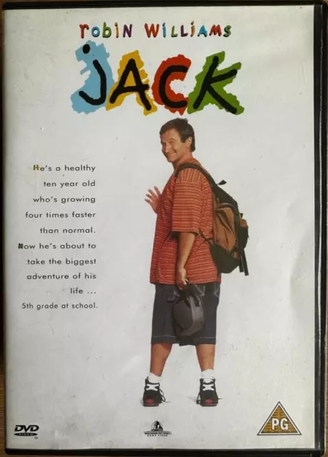 Jack 1996 DVD Robin Williams Rapidement Vieillissant Garçon Film Drame Comédie