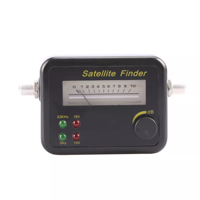 Plastic Black Mini Digital LCD Display Satellite Signal Finder Meter Tester~  F2