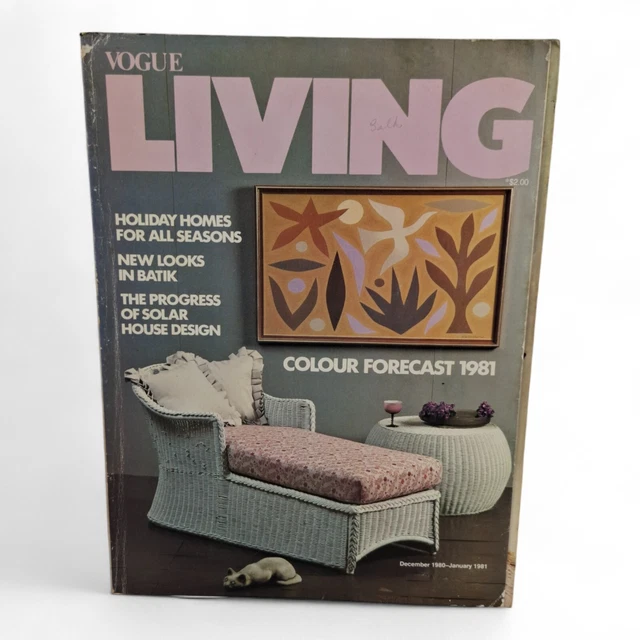 VOGUE LIVING MAGAZINE November/December 2024 Rosie At home