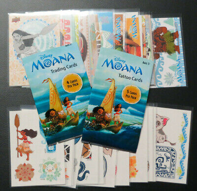 2016 Upper Deck Disney Moana PICK-A-CARD Tattoo & Trading Card PACK FRESH! RARE!
