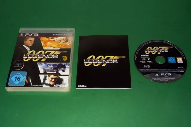 007 Legends mit Anleitung und OVP fuer Sony Playstation 3 PS3