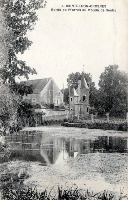 CPA - 91 - MONTGERON-CROSNES - Bords de l'Yerres au Moulin de Senlis
