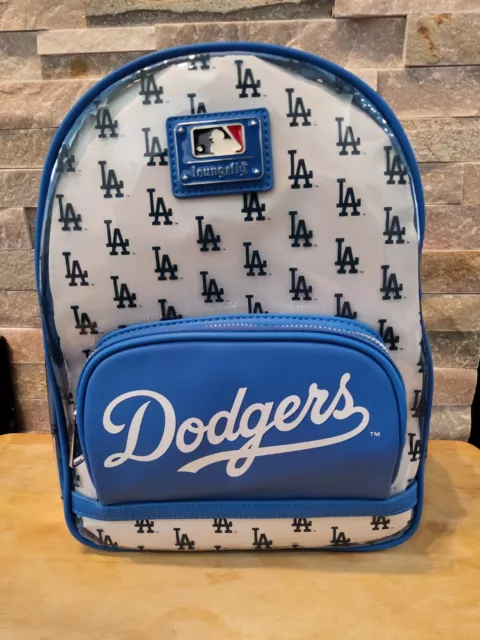 Loungefly MLB Los Angeles LA Dodgers Backpack Clear Brand New With Tags NWT