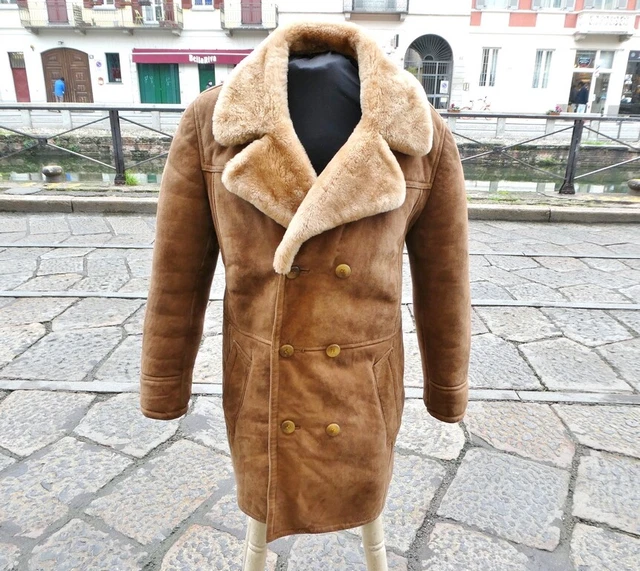Cappotto montone uomo outlet
