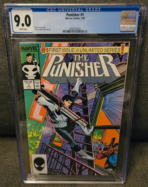 Punisher #1 CGC 9.0 Marvel 1987