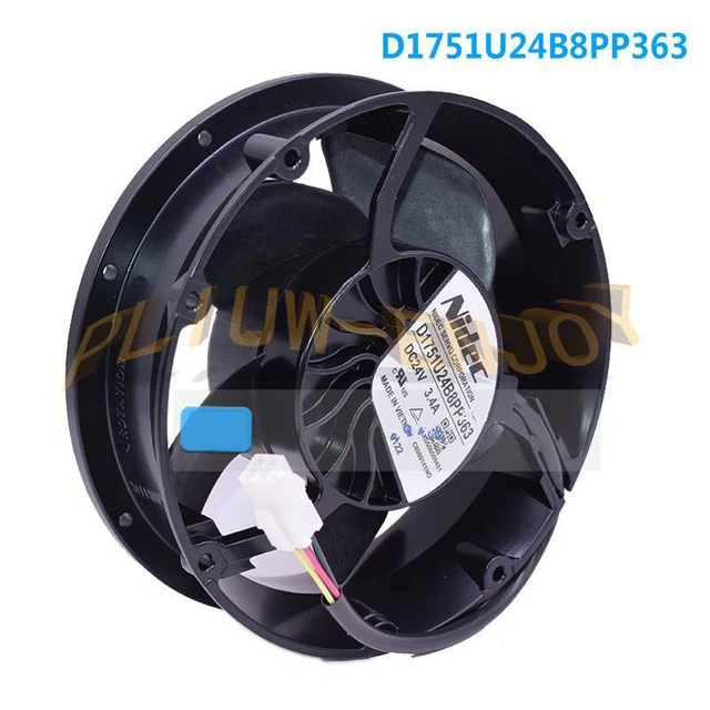 1PCS NIDEC D1751U24B8PP363 DC24V 3.4A 172*150*51 Fan