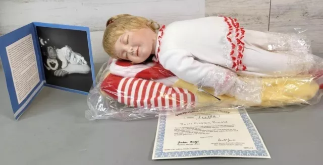Ashton Drake Sweet Dreams Porcelain Doll NEW IN BOX W COA by Barbara Madeja