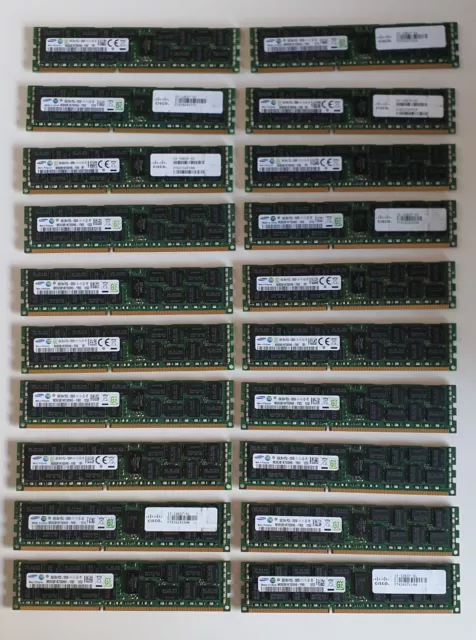 20x Samsung 8GB ECC RAM PC3L 12800R 2RX4 M393B1K70DH0-YK0