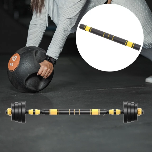 BARBELLS DUMBBELL EXTENSION Connector Supplies Steel Fitness £19.28