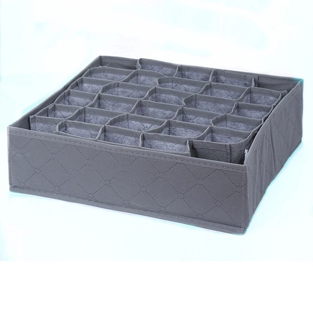 30 Rejilla Organizador Ropa Interior Ropa Interior Cajón Oficina Bambú Carbón