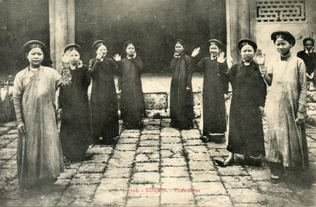 Postcard / Carte Postale Indochine Tonkin Chanteuses