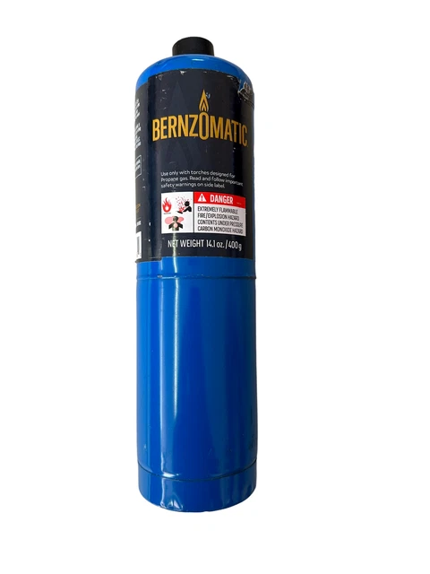 Bernzomatic 14.1 oz Propane Fuel Cylinder UN1075 304182 Grill Torch 400g