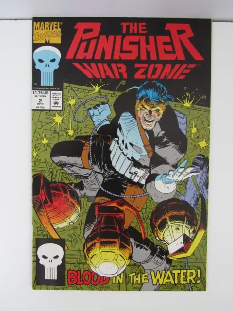 Marvel Comics The Punisher War Zone No.2 April 1992 (Pg93D)