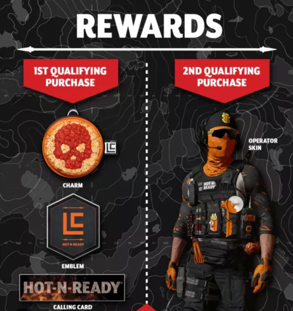 🔥Call Of Duty Mw3 Little Caesars Code - Single Code 🚨Fast🚨