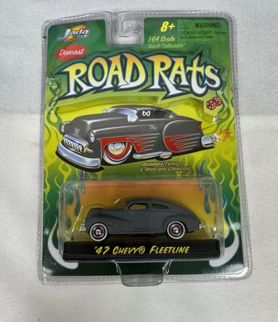 Jada Toys Road Rats 47 Chevy Fleetline 1:24 1:64 & Figure