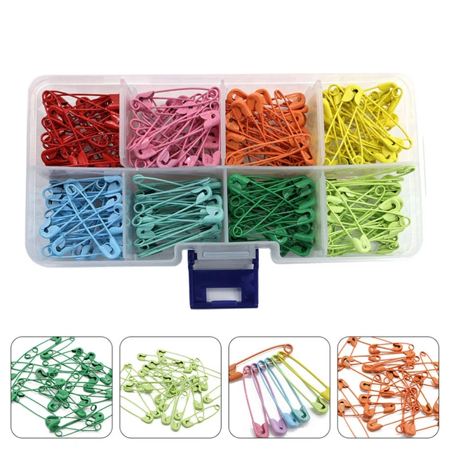 240 piezas Seguridad Hágalo usted mismo Pin Joyería Broche Ropa Pin Fijo para
