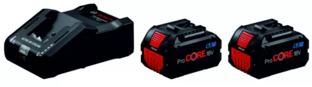 Starter-Set Bosch Profi mit 2 x Akku 18 V 8,0 Ah ProCORE + GAL 18V-160