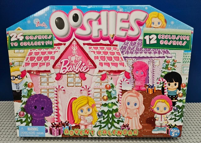 Ooshies ~ Barbie Advent Calendar ~ Brand New Factory Sealed +Free Gift