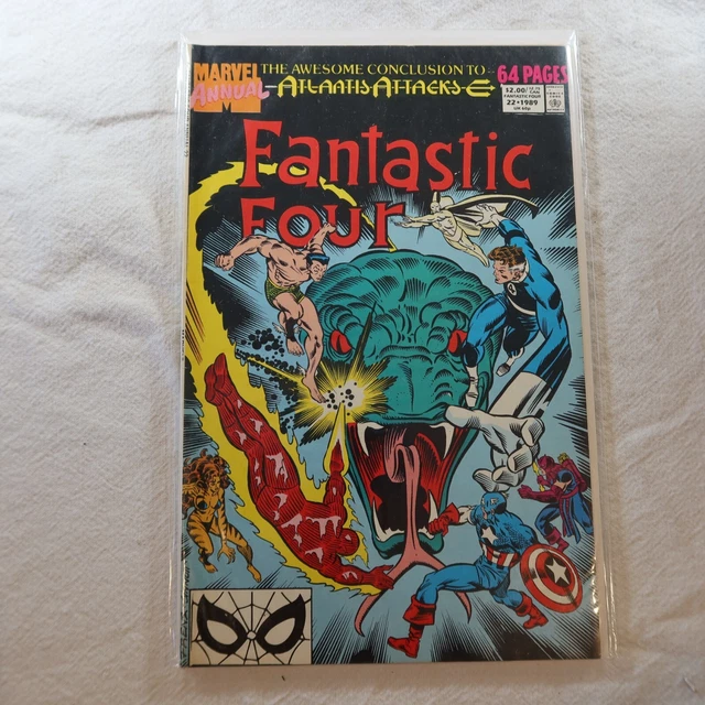 Fantastic Four Annual Atlantis attacks Issue 22 Marvel Comic Book BAGGED AND BOA