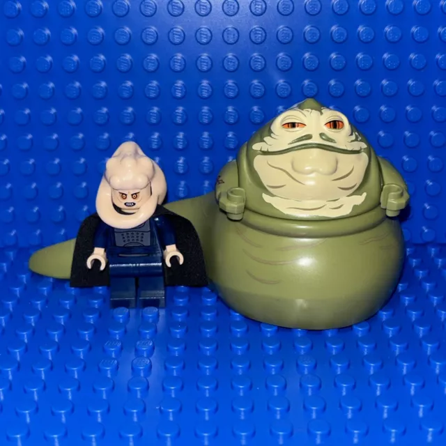 LEGO Star Wars Jabba the Hutt & Bib Fortuna Minifigure Lot / 9516 Jabba’s Palace