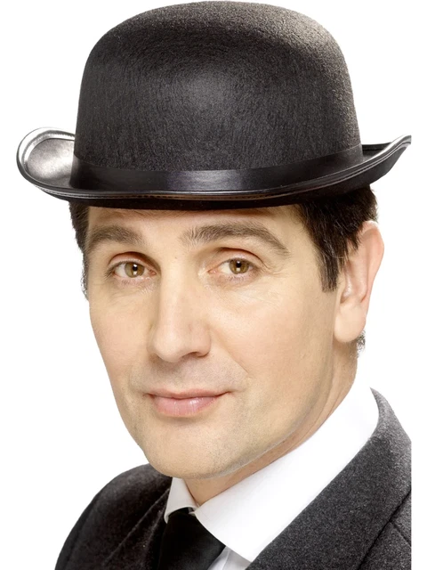 Accessoire déguisement - Chapeau melon adulte feutre noir
