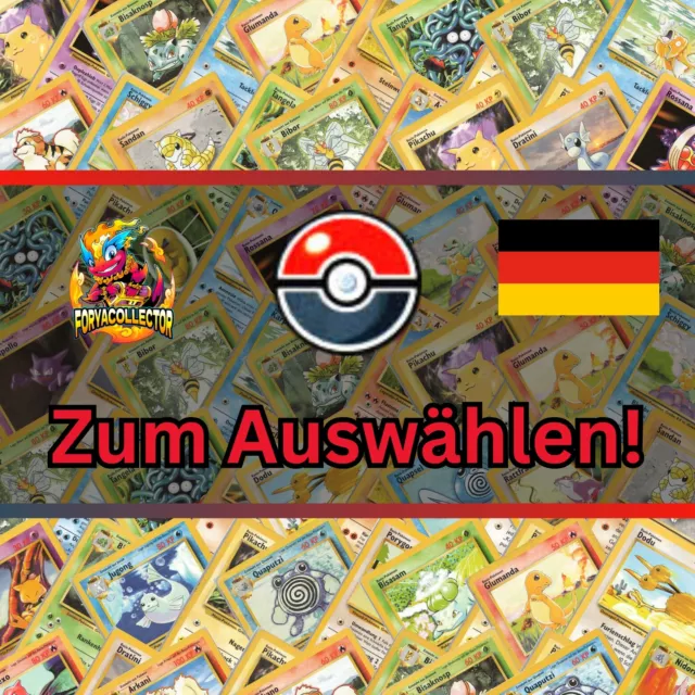 Pokemon Deutsch Base Set Auswahl Einzelkarten WOTC