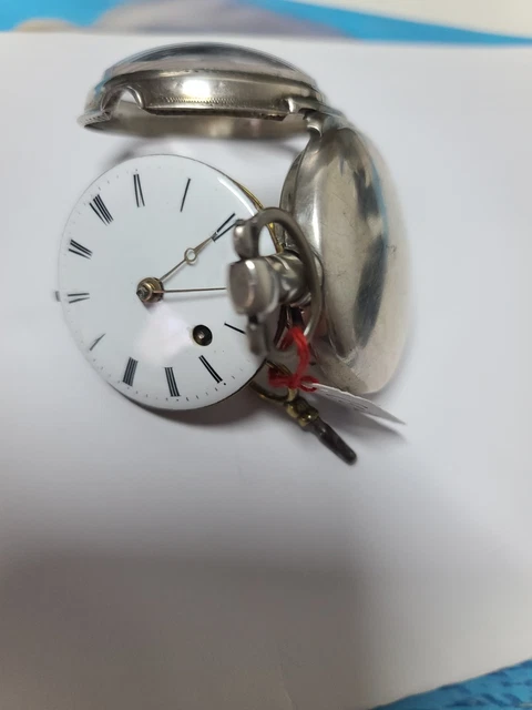 Montre Gousset Ancienne En Argent - Marque Cadet à Maubeuge - Coq Gravé - Occasion