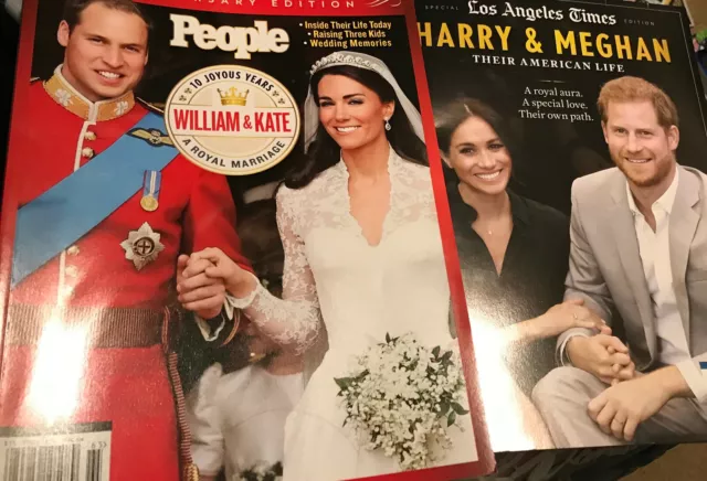 Harry & Meghan | William & Kate Magazines - People / Los Angeles Times SPECIALS