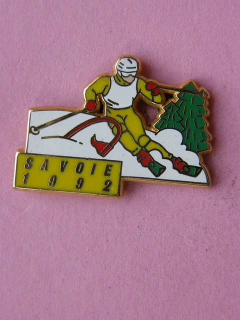 PIN'S JEUX OLYMPIQUES ALBERTVILLE 92 - AGF METAL EMAILLE
