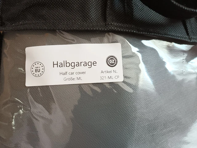Wasserdichte Halbgarage Autoplane UV-Schutz Frostschutz Sonnenschutz Größe M / L