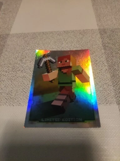 PANINI MINECRAFT ADVENTURE Trading Cards Limited Edition Alex + 22 Xtra ...