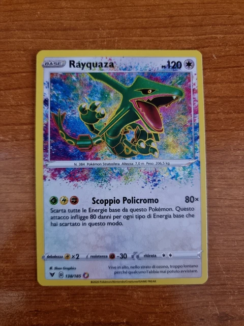 2 million pokemon card Amazon.com: Pokemon - Rayquaza - 138/185 main image 1