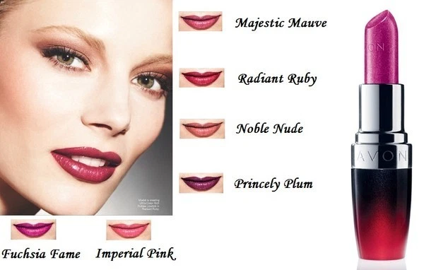 Rouge à Lèvres AVON Kiss N'GO – Teinte Chocolat Nacré – Ultra Pigments, Longue Tenue – Neuf