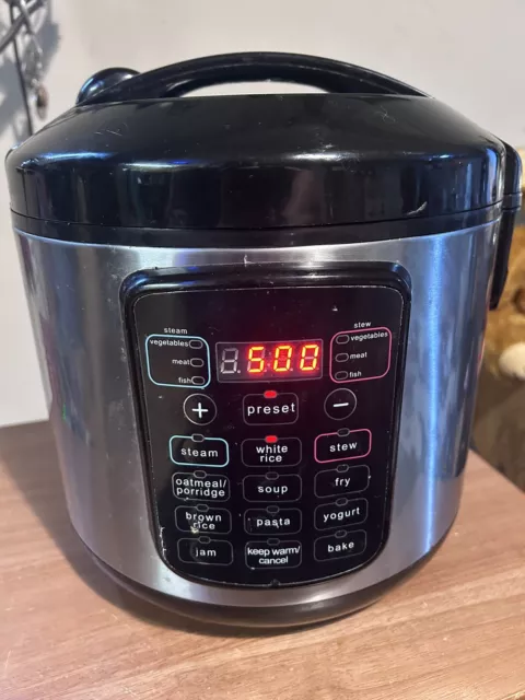 WILKO MULTI PRESSURE Cooker 900W. Slow Cooker. Vegetable Steamer Rice Cooker 15.00 PicClick UK