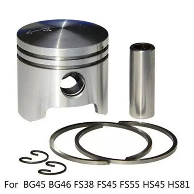 34mm Piston Kit Anneau Bague for STIHL BG45 BG46 FS38 FS45/FS55/HS45 Tondeuses