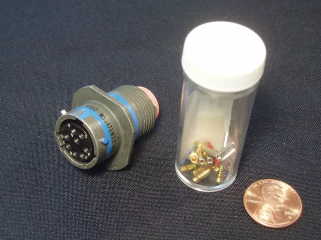 Qty 1: ITT/Amphenol/Conesys Mil-Spec Connector 8-Pin MS3471W12-8S M83723/07W1208