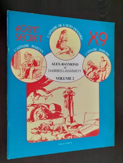 Comic Agent Secret Edition Focus Lautstärke 2 Alex-Raymond&dashiell-Hammet 1979