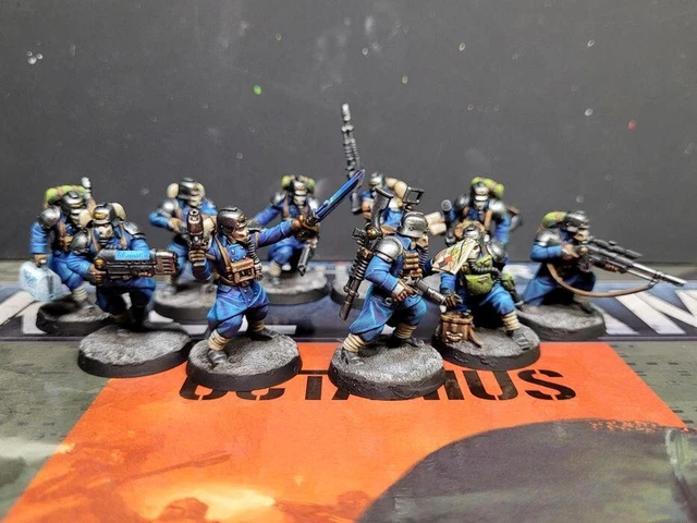 10X BUILT PAINTED Veteran Guardsmen Kill Team Death Korps Of Krieg ...