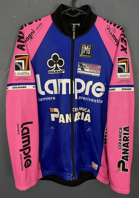 GIACCA MAGLIA MAGLIA Uomo Lampre Sms Santini Italia Ciclismo
