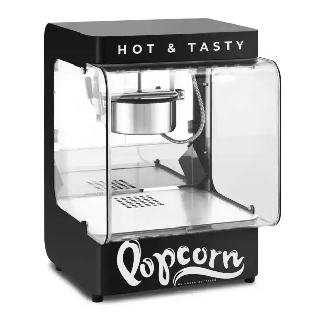 Popcornmaschine Popcornmaker Profi-Popcornautomat 18 l/h 1.2 l schwarz