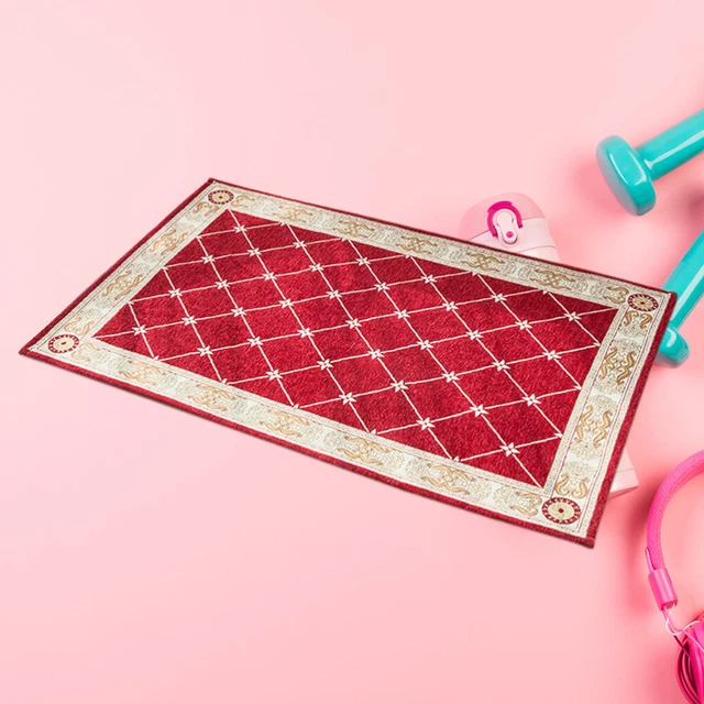 Tapetes de puerta de bienvenida sin piso con área lavable a máquina de coser resistente