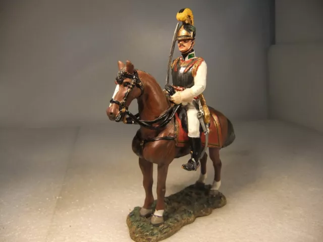 Del Prado Napoleon at War 1:32 Figure - Officer Austrian Curassiers 1814 - VGC