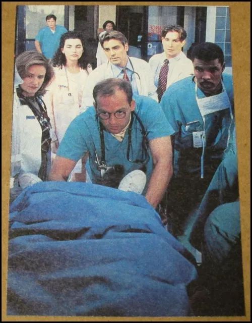 1994 ER TV Series Magazine Clipping George Clooney Anthony Edwards Margulies NBC