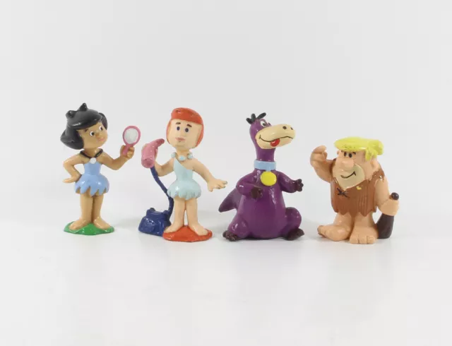 Flintstones Familie Feuerstein === 4 x Figuren Bully / Bullyland